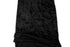 Black Crushed Stretch Velvet Knit Fabric by the yard