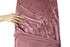 Blush Pink Crushed Stretch Velvet Knit Fabric by the yard