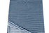 Navy and Blue Narrow Stripe Velour Knit Fabric Stretch Velvet by the yard STK00259R
