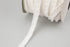 Off White Fancy Grosgrain Elastic Trim with Edge Loops 5/8 inch width x 10 yards