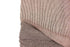 Peach Pink and Black Narrow Vertical Stripe Jacquard Knit Fabric by the yard STK00261R