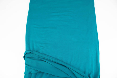 Teal Knit Jersey Fabric by the yard ATK00487R