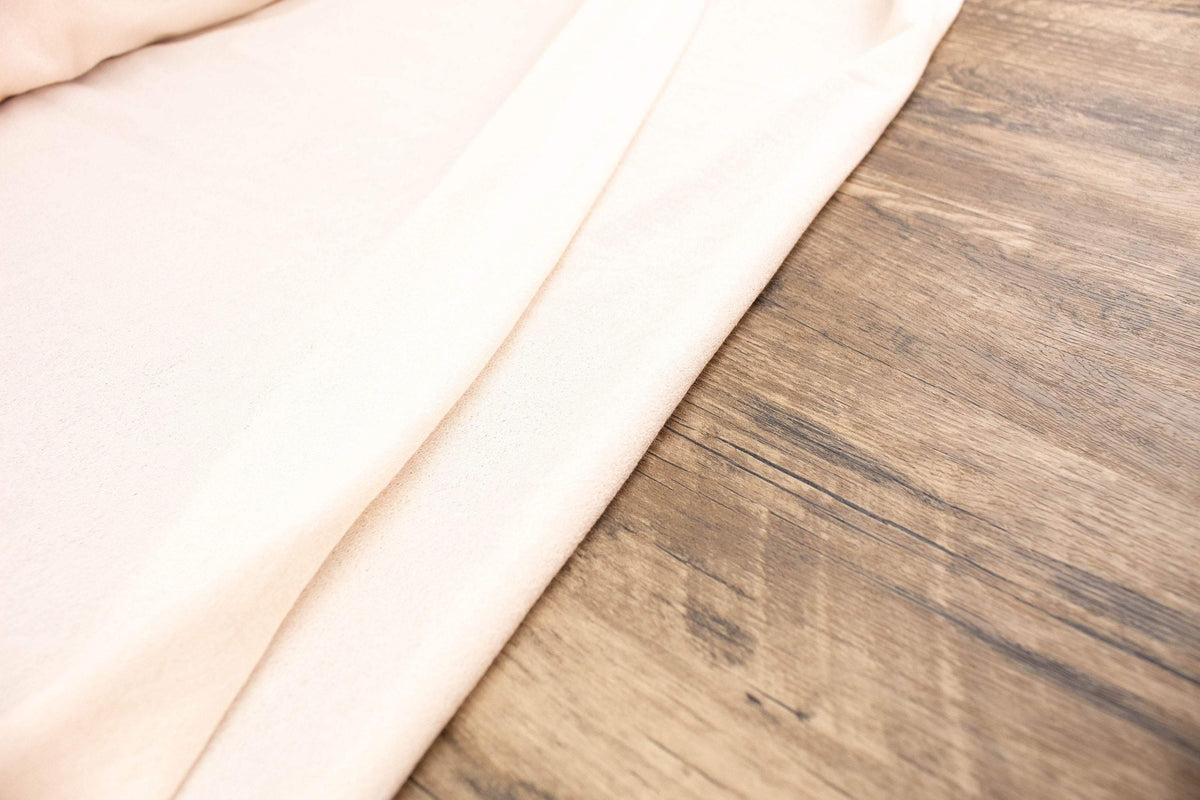 Pale Peach Pink Light Weight Crepe Knit Fabric by the yard ATK00490R - Felinus Fabrics