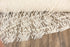 Ecru Floral Lace On Netting Fabric by the yard LAC00003R