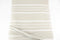 Stone and Off White Stripe Designer Fleece Made in Italy by the yard Extra Wide STK00265