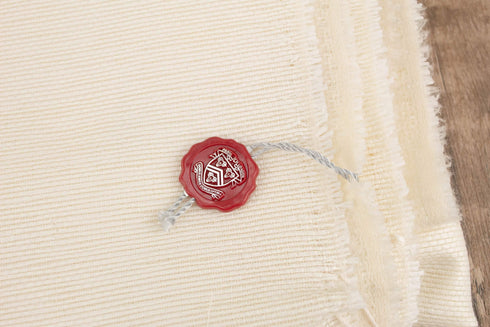 Buttercream Basket Weave Woven Fabric Luxury Fabric Made in France by Cloth Dormeuil by the yard