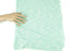 Heather Mint and Off White Open Weave Sweater Knit Fabric by the yard