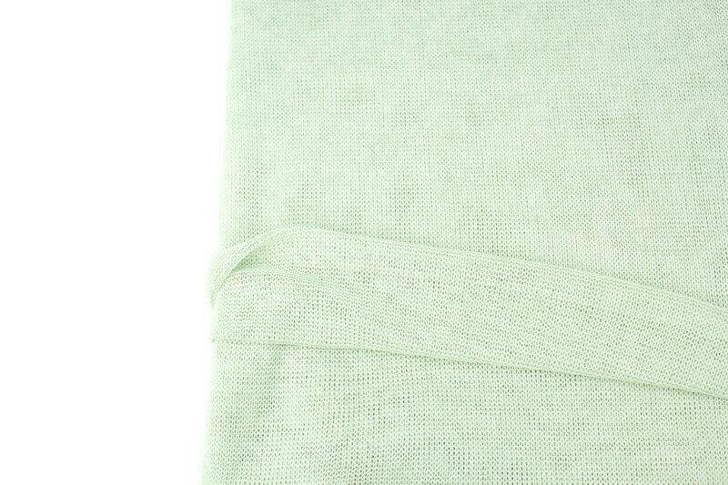 Light Seafoam Green Open Weave Sweater Knit Fabric by the yard OSK01093R - Felinus Fabrics