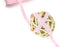 Pink Lace Like Elastic Trim 1/2 inch width x 10 yards