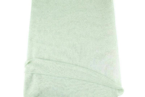 Light Seafoam Green Open Weave Sweater Knit Fabric by the yard