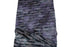 Dark Purple and Gray Pleated Tie Dye Burnout Knit Fabric
