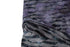 Dark Purple and Gray Pleated Tie Dye Burnout Knit Fabric