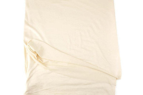 French Vanilla Knit Jersey Fabric Remnant 2 yards