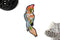Parrot Bird Embroidered Iron On Patch Applique
