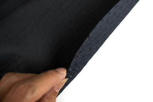 Dark Gray Jacquard Ponte Bonded Knit Fabric by the yard