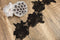 Black Cotton Guipure Lace Trim Remnant 4 yards