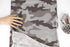 Warm Gray Camouflage Brushed Sweater Knit Fabric Remnant 33 inches length