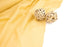Deep Yellow Light Weight Semi Sheer Pique Woven Fabric Designer Fabric Swiss Made by the yard