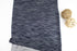 Heather Dark Blue Baby French Terry Knit Fabric by the yard
