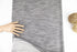 Heather Gray Baby French Terry Knit Fabric by the yard