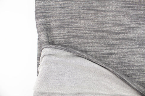 Heather Gray Baby French Terry Knit Fabric by the yard