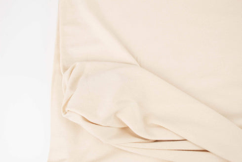 Pale Beige Knit Jersey Fabric by the yard