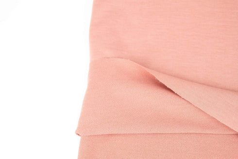 Blush Rose Baby French Terry Knit Fabric by the yard