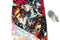 Red and Black Abstract Floral Sweater Knit Fabric by the yard