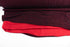 Heather Black and Red French Terry Knit Fabric Tube by the yard