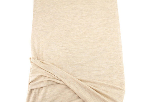 Heather Light Beige Light Weight Sweater Knit Fabric 2.75 yards