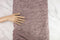 Heather Mauve Pink and Gray Lightly Brushed Hacci Sweater Knit Fabric by the yard