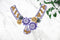 Purple and Gold Floral Applique APP00315
