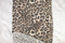 Leopard Print Warm Brown Knit Jersey Fabric Remnant 1 yard and 16 inches