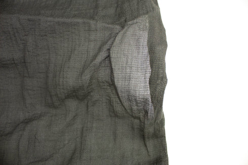 Warm Gray Cotton Metal Light Weight Woven Fabric by the yard Made in Italy