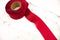 Red Satin Woven Bias Tape 1.25 inches width x 21 yards total