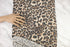 Leopard Print Warm Brown Knit Jersey Fabric Remnant 1 yard and 16 inches