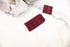 Maroon Hook and Eye Bra Closure 2 x 3 for 2 pairs