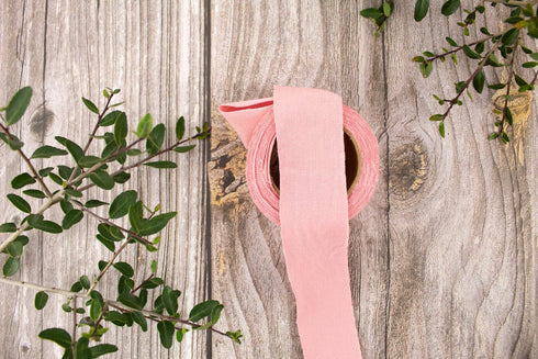 Pink Knit Jersey Bias Tape Binding Trim 1.25 inches width x 7 yards total