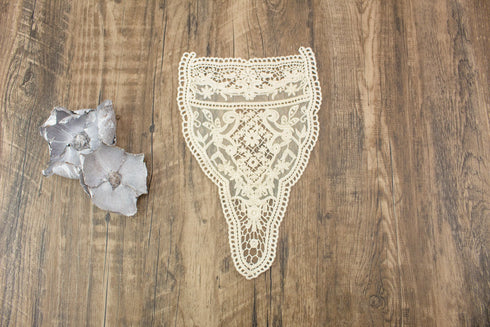 Ecru Lace Applique