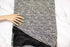 Cream and Black Tweed Sweater Knit Fabric Remnant 1 yard