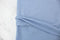 Blue and White Narrow Stripe Crinkle Knit Fabric Remnant 1.75 yards