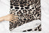 Leopard Print Brushed Sweater Knit Fabric Remnant 30 inches length