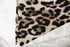 Leopard Print Brushed Sweater Knit Fabric Remnant 30 inches length