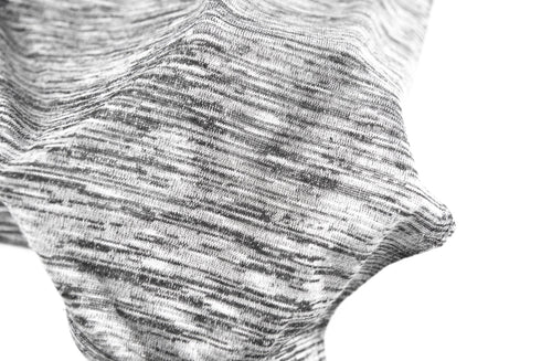 Gray Space Dyed Sweater Knit Fabric by the yard