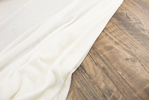 Cream Open Weave Sweater Knit Designer Fabric by the yard