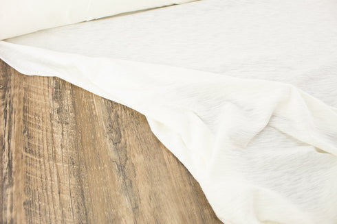 Heather Cream Knit Fabric by the yard