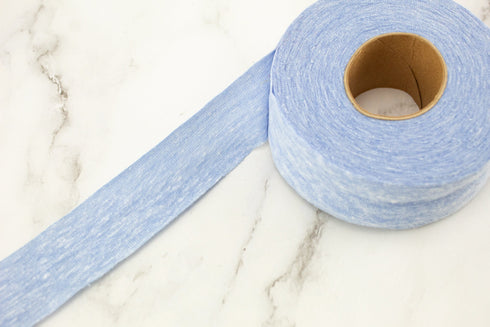Heather Blue knit jersey bias tape 15 yards x 1.25 inches wide
