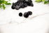 55 Black Plastic Round Buttons 2 Sizes
