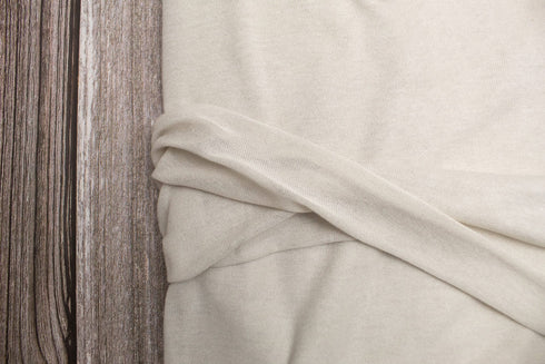 Stone Beige Light Weight Sweater Knit Fabric by the yard