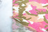 Pink Camouflage on Maze Like Fabric Texture Woven Fabric Remnant 2.75 yards